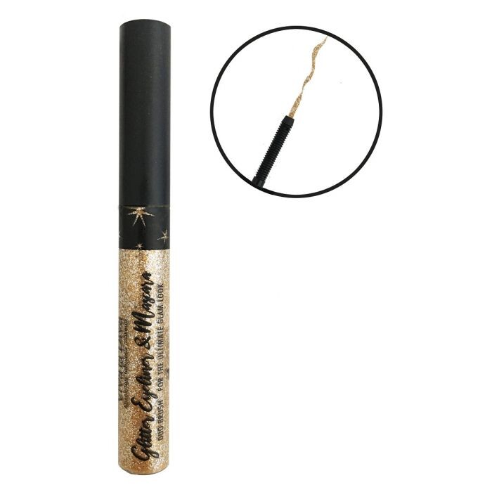 

Подводка для глаз Duo Eyeliner y Máscara Glitter Viva La Diva, Dorado