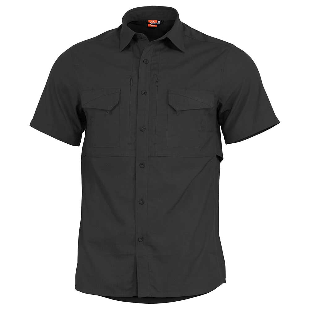 Рубашка с коротким рукавом Pentagon Plato S, черный рубашка colin s с коротким рукавом 44 размер