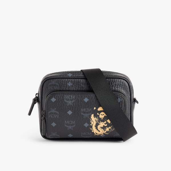 

Сумка через плечо MCM x A Bathing Ape Aren из искусственной кожи Mcm, черный