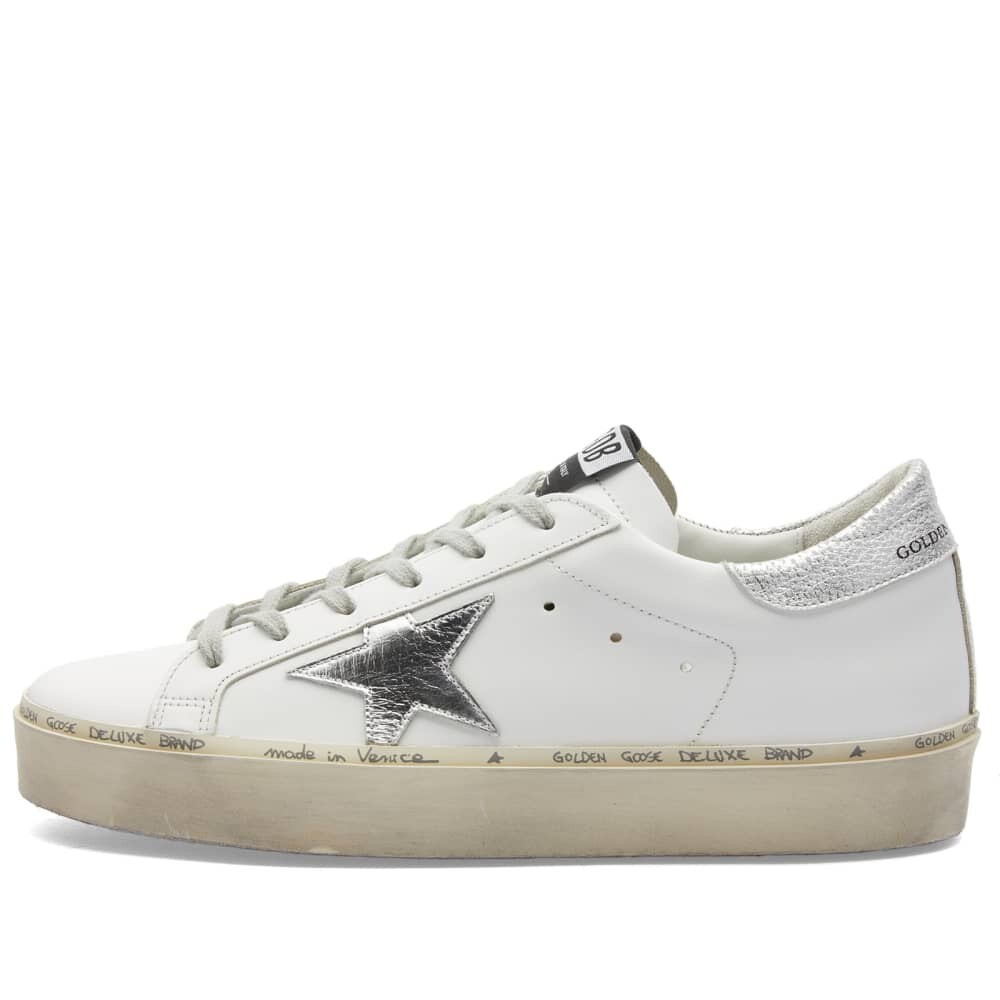 

Кроссовки Golden Goose Hi Star, белый/серебристый