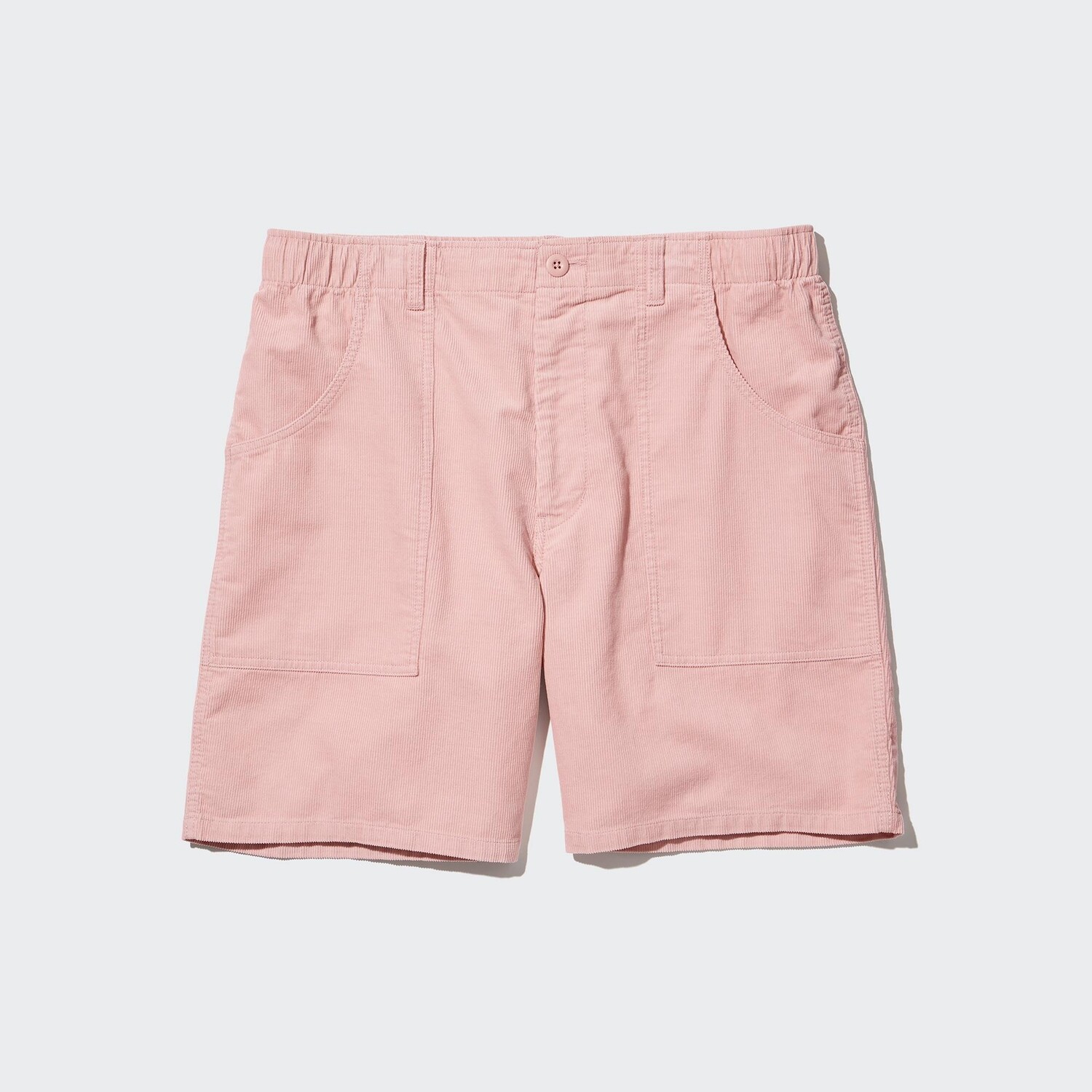 

Вельзовые шорты UNIQLO, розовый