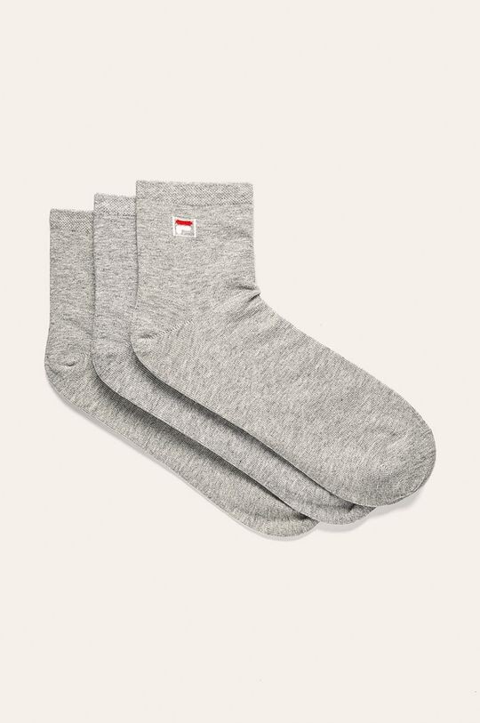 

Носки (3 шт.) Fila, серый