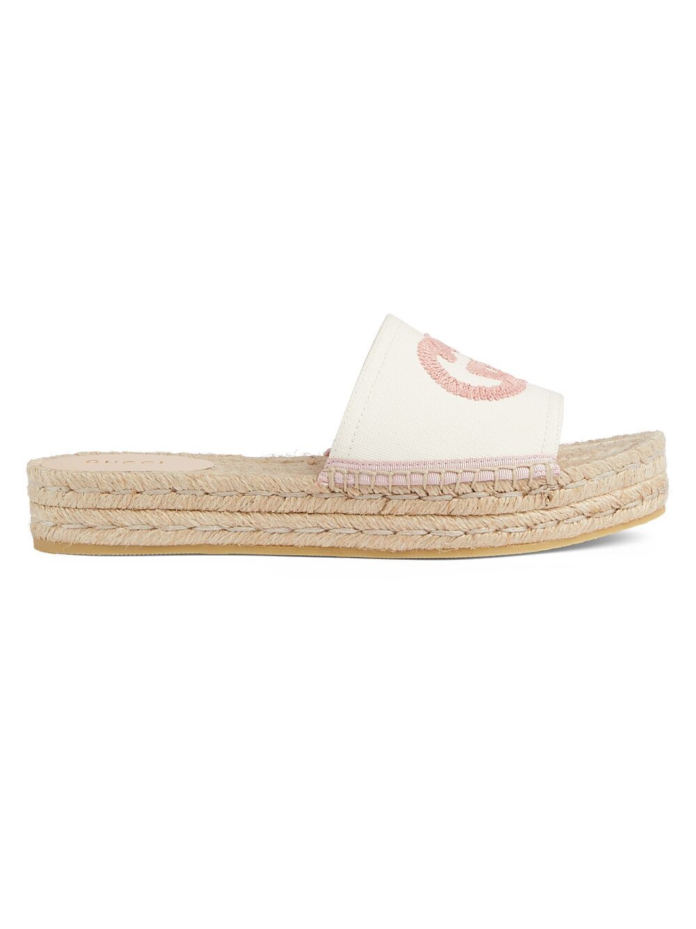 

Эспадрильи Pilar с узором GG Double Stack Gucci, белый