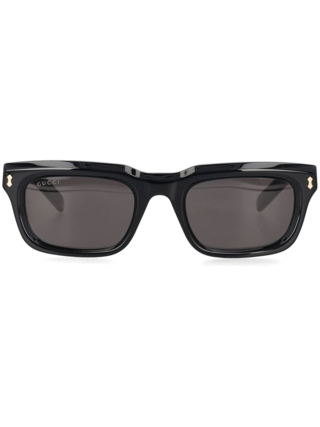 

Gucci Eyewear солнцезащитные очки в прямоугольной оправе, черный