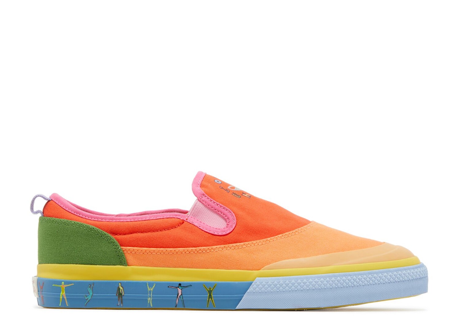 

Кроссовки adidas Nizza Slip-On Low 'Pride Pack - Love Unites', разноцветный
