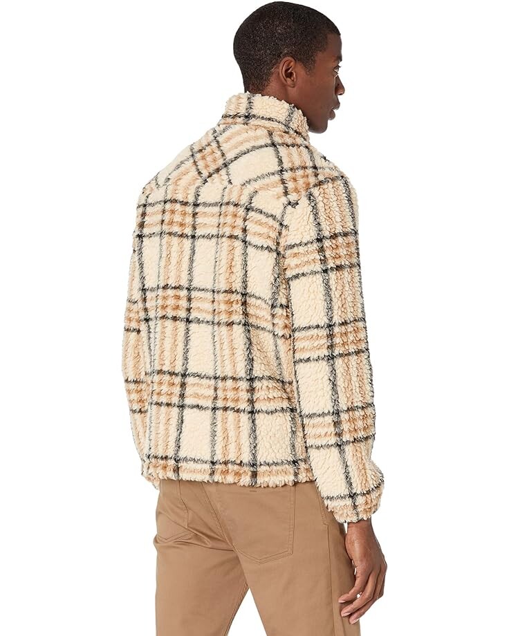 

Куртка NATIVE YOUTH Check Sherpa Jacket, бежевый