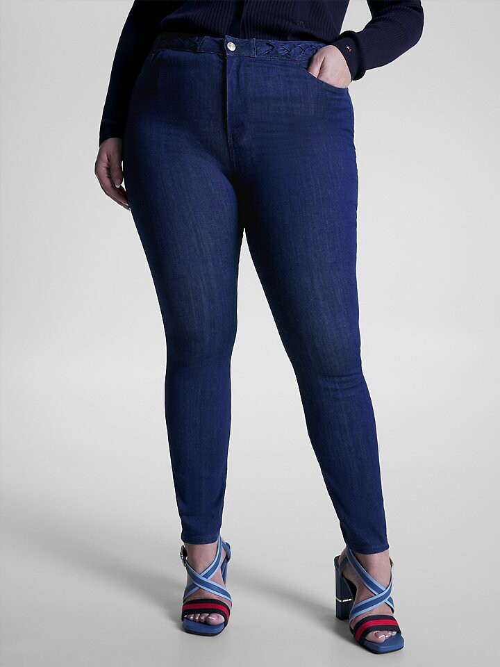 

Джинсы скинни Curve с ультравысокой посадкой Tommy Hilfiger