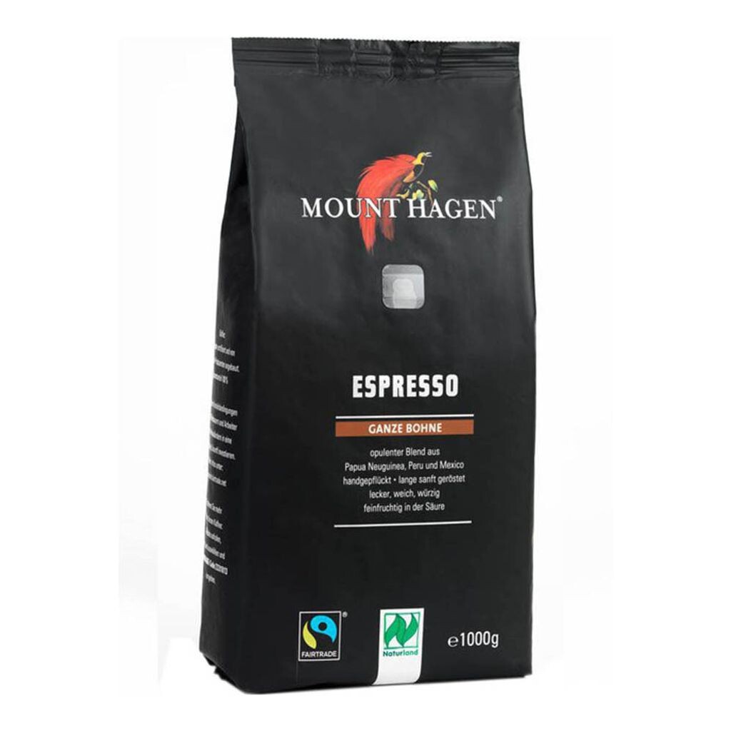 

КОФЕ В ЗЕРНАХ ESPRESSO FAIR TRADE1 кг - MOUNT HAGEN