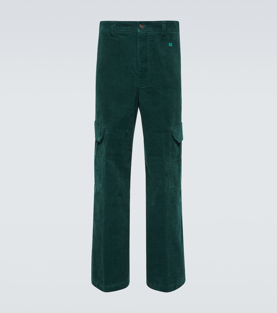 Брюки карго из хлопкового вельвета Acne Studios, зеленый брюки карго из хлопкового вельвета acne studios зеленый