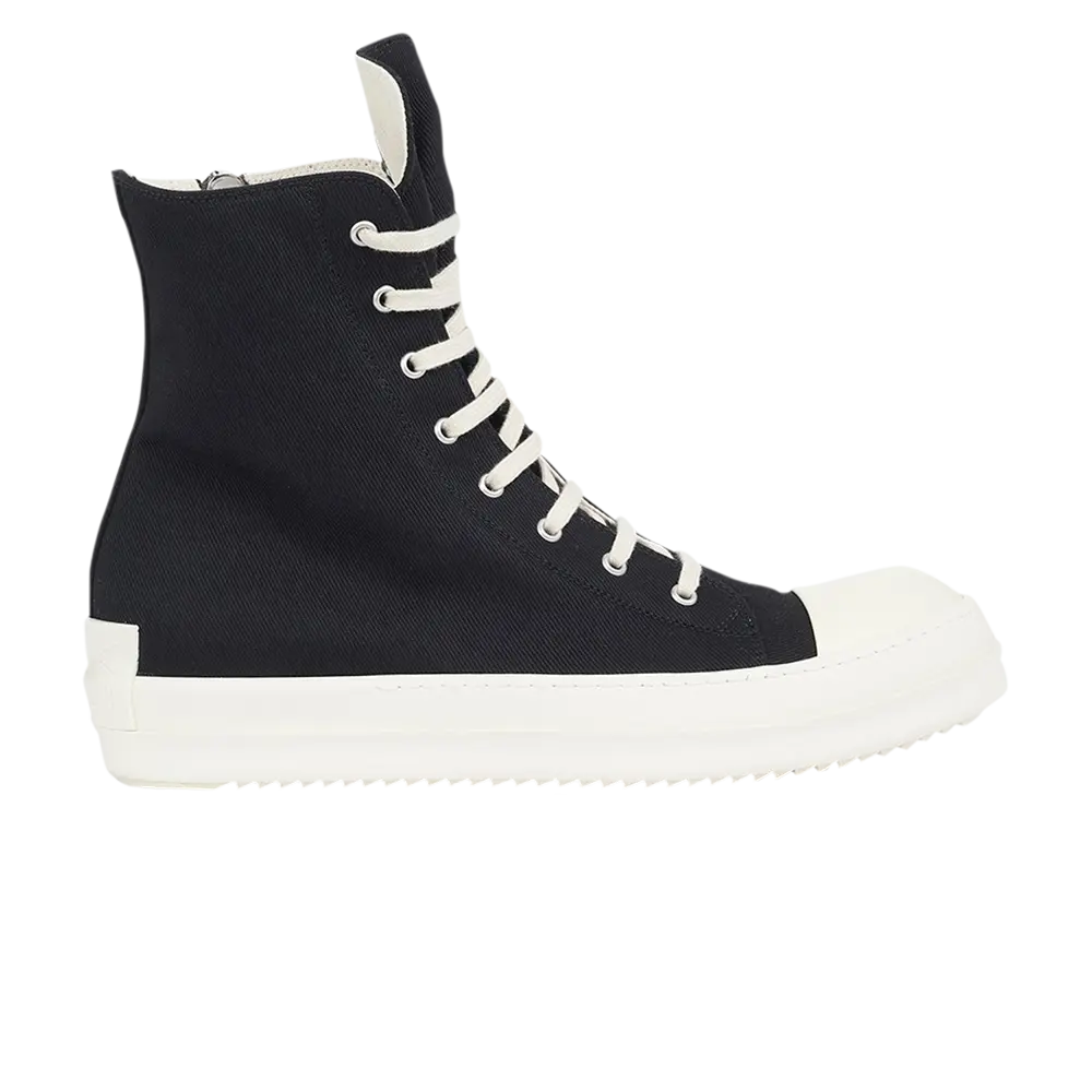 

Высокие кроссовки Rick Owens DRKSHDW Fogachine Cotton Denim High, черный