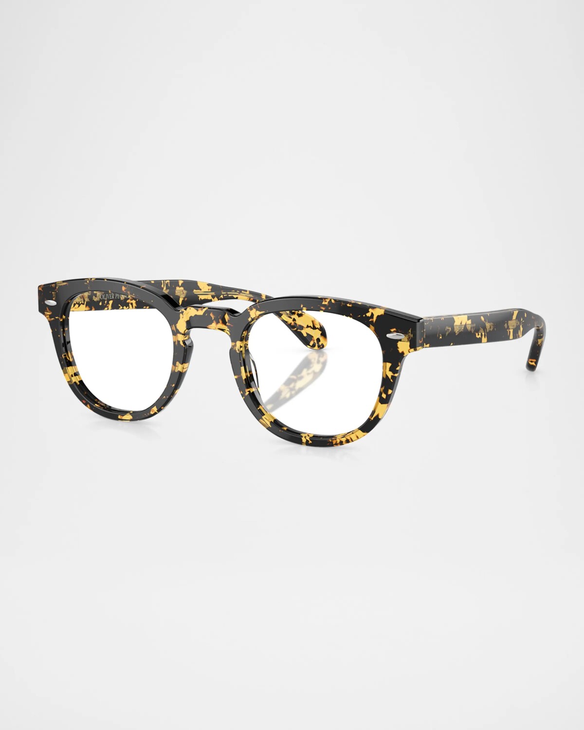 

Круглые ацетатные оптические очки Oliver Peoples, цвет Dark Tort