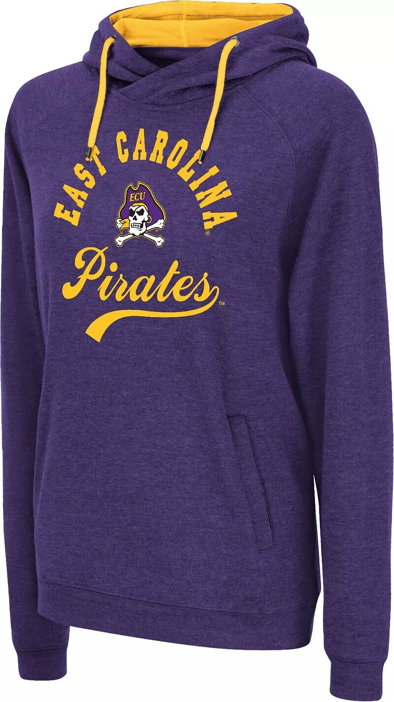 

Colosseum Женская толстовка с капюшоном East Carolina Pirates фиолетового цвета