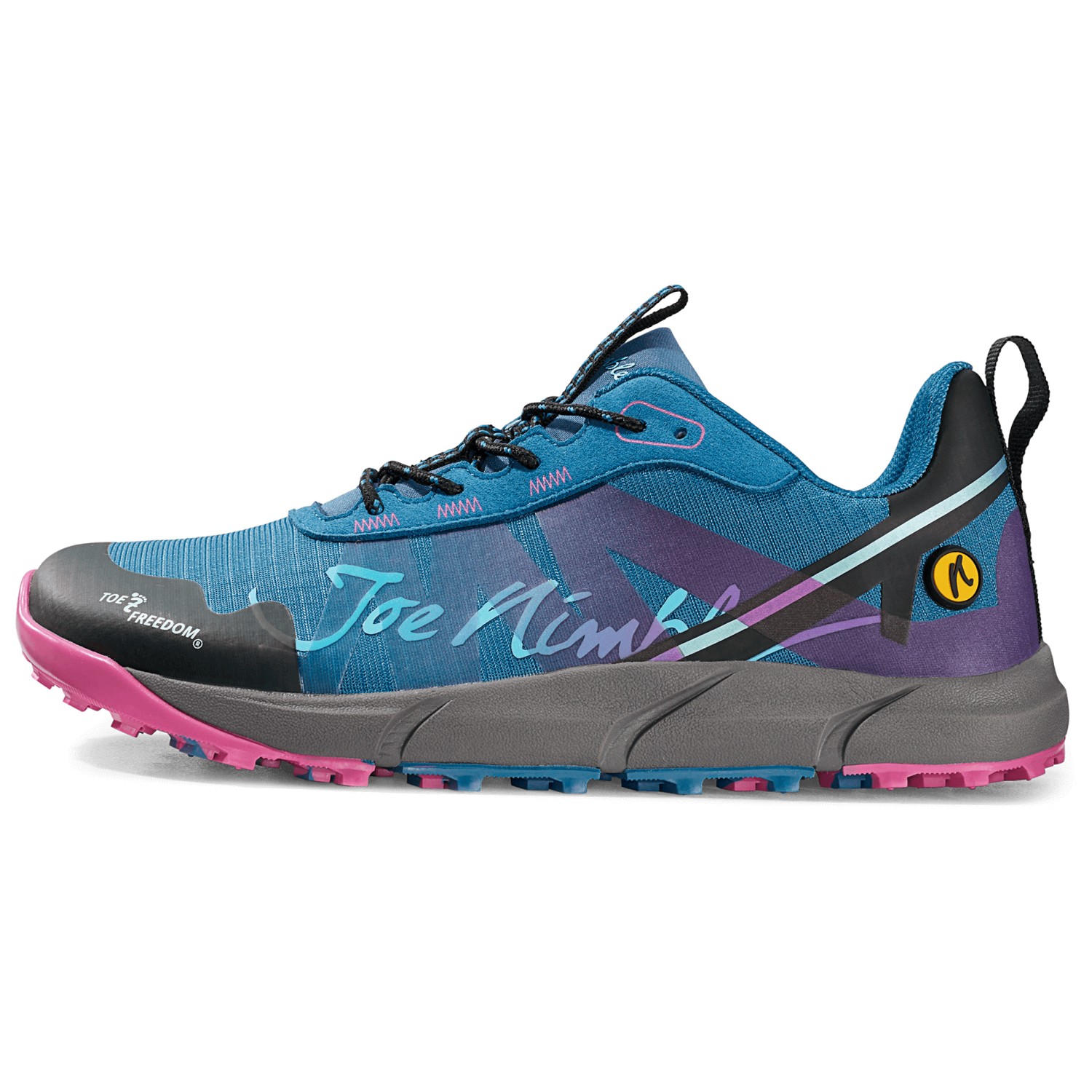 Кроссовки для бега по пересеченной местности Joe Nimble Women's Trail Addict WR, цвет Cobalt Night