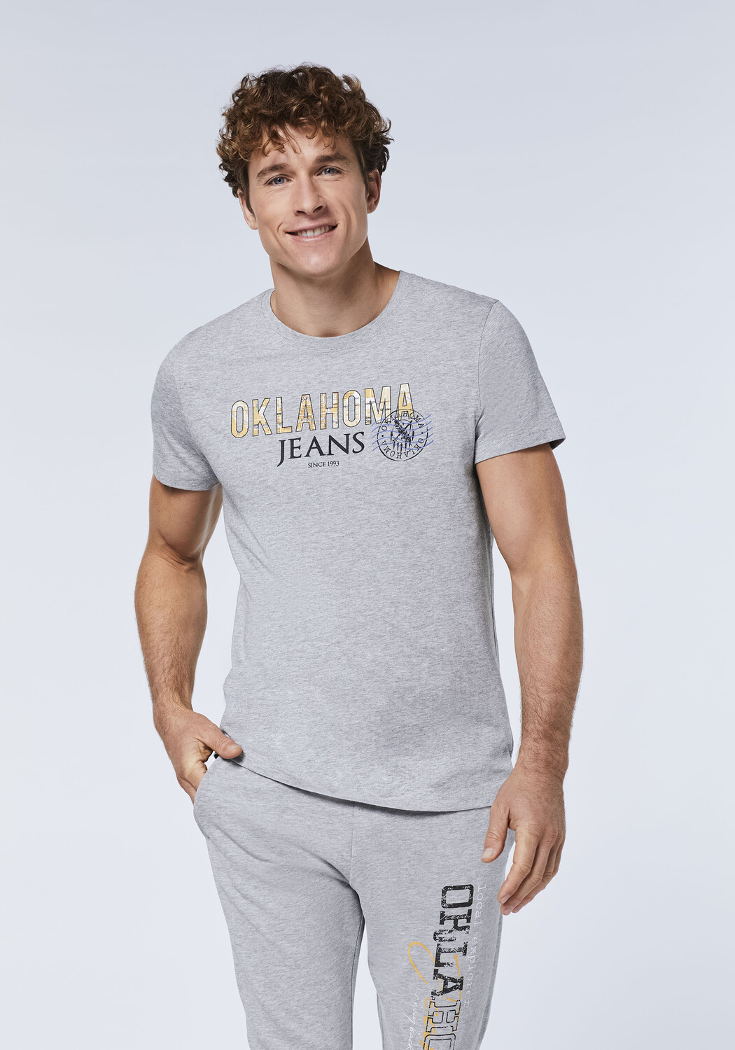 

Футболка Oklahoma Jeans, серый