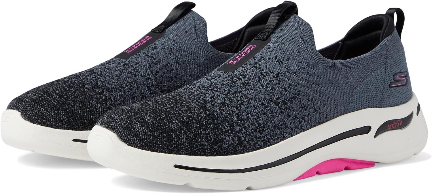 

Кроссовки SKECHERS Performance Go Walk Arch Fit - Lunar Views, цвет Black/Hot Pink