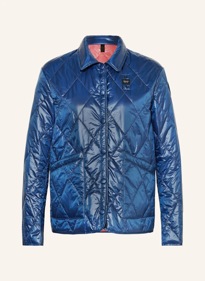 Стеганая куртка с утеплителем sorona aura Blauer, синий стеганая куртка blauer синий