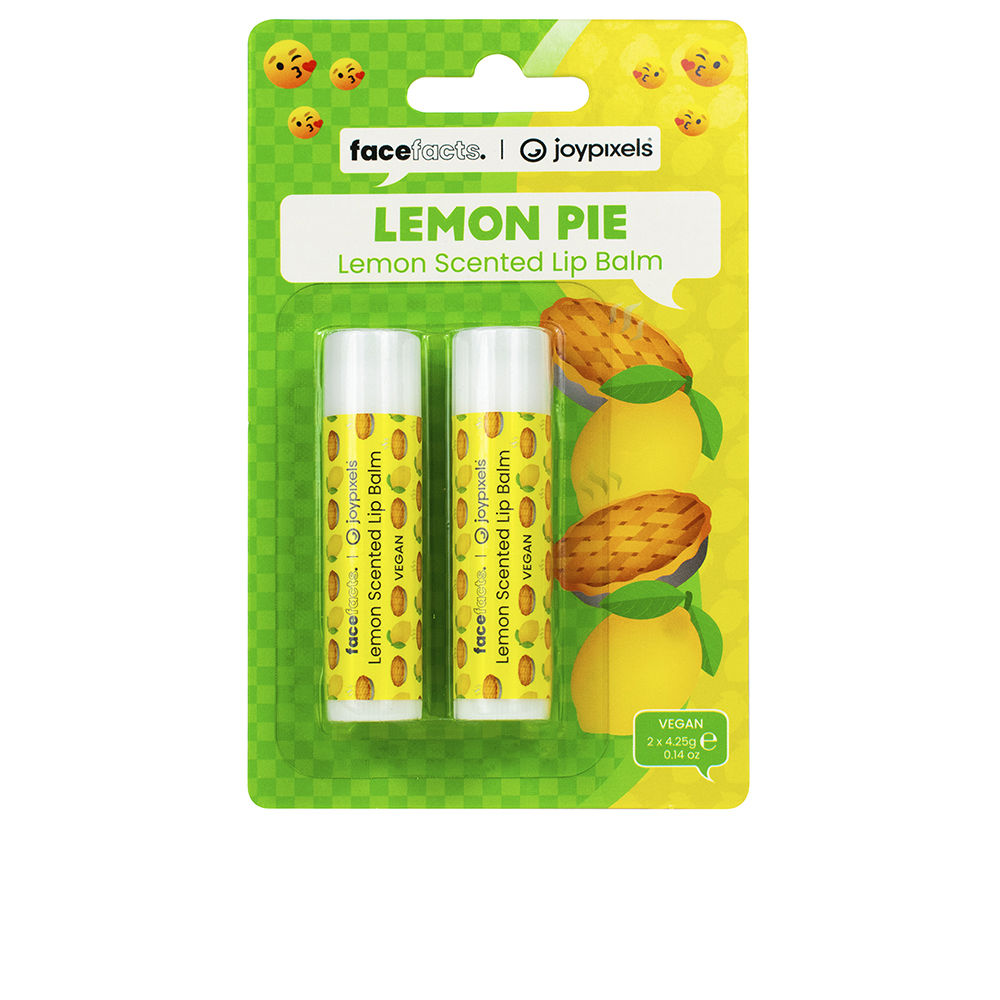 Губная помада Lemon pie lip balm Face facts, 2 х 4,25 г бальзам для губ lemon 7г в блистере