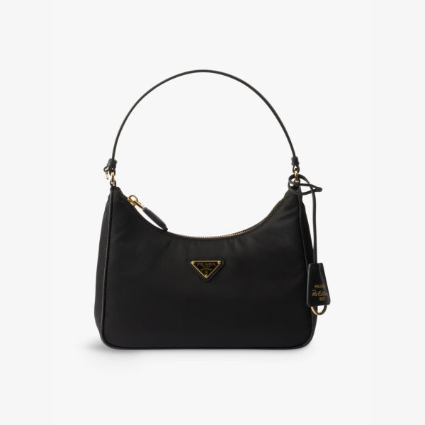 

Миниатюрная сумка через плечо из переработанного нейлона и кожи Re-Edition 2005 Prada, черный