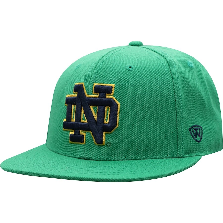 

Бейсболка Top of the World Notre Dame Fighting Irish, зеленый
