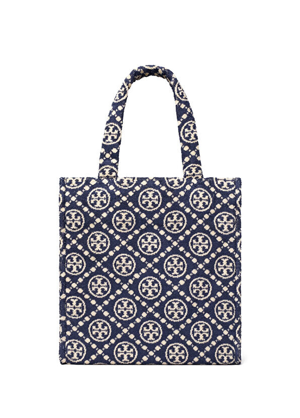 

Темно-синяя женская сумка с логотипом Tory Burch