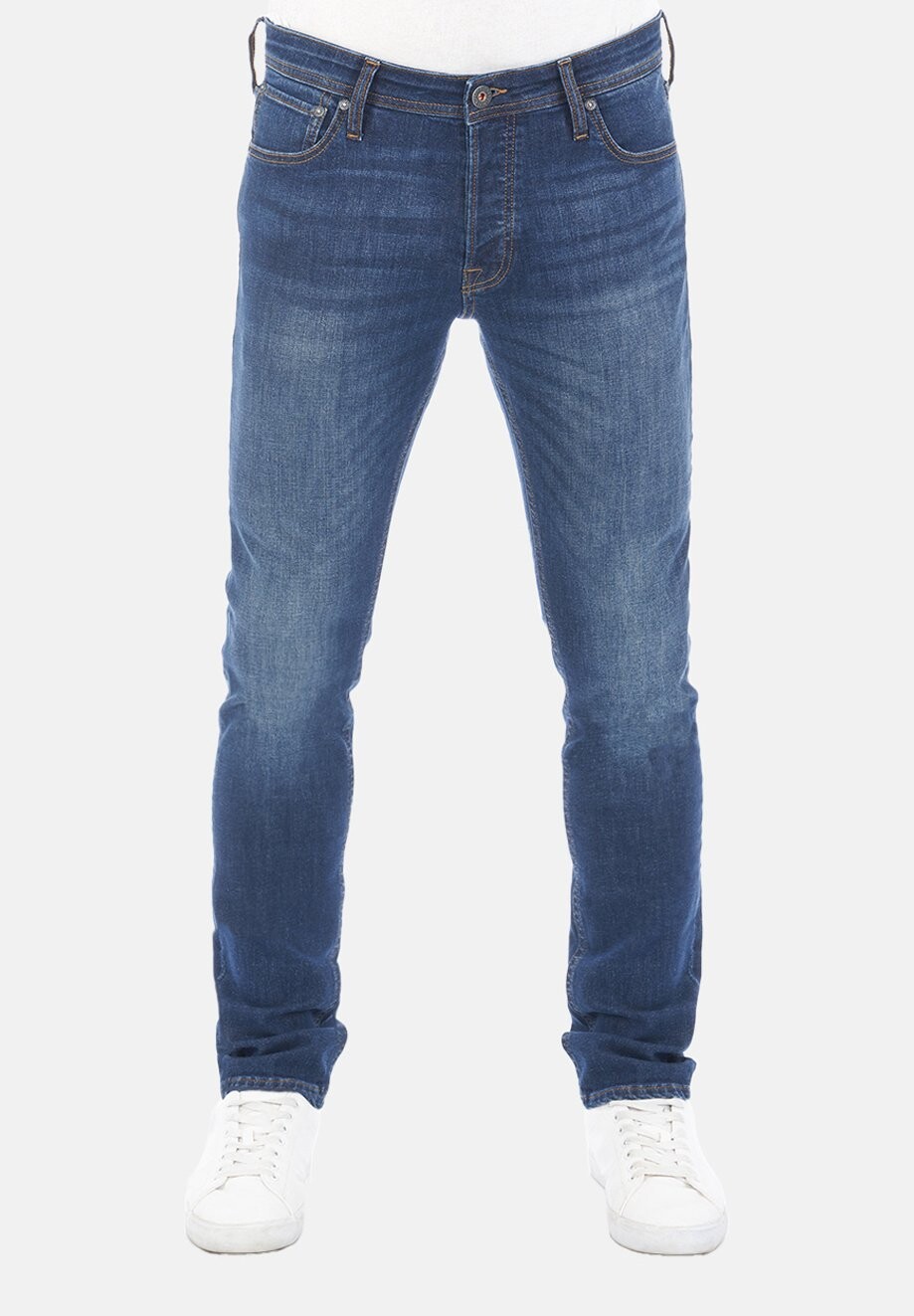 

Джинсы приталенного кроя JJIGLENN Jack & Jones, цвет blue denim