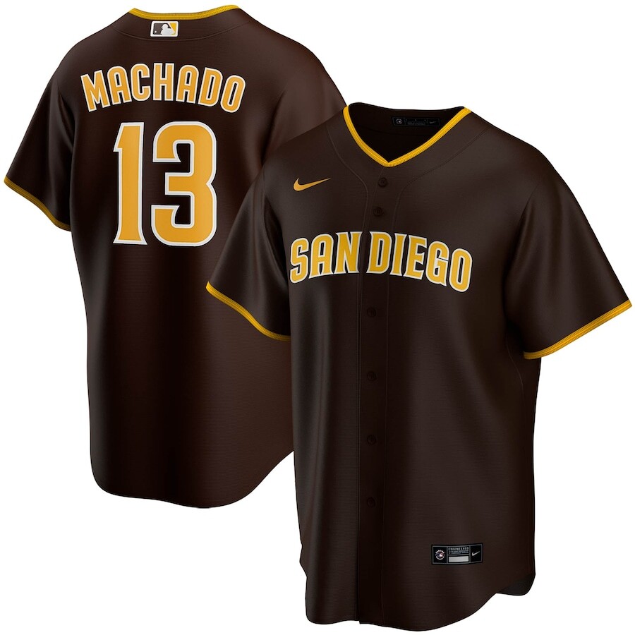 

Джерси Nike San Diego Padres, коричневый
