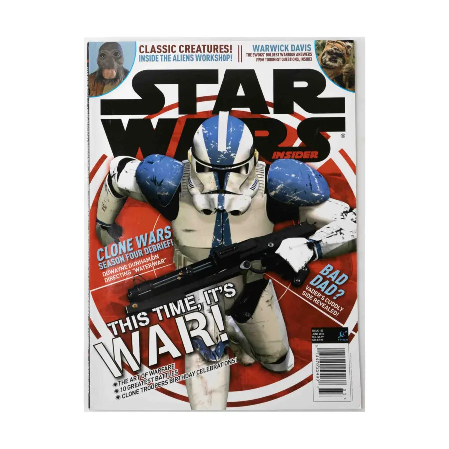 

Журнал #133 "This Time It's War, Clone Wars, Bad Dad", Star Wars Insider #101 - #150 (WOTC)
