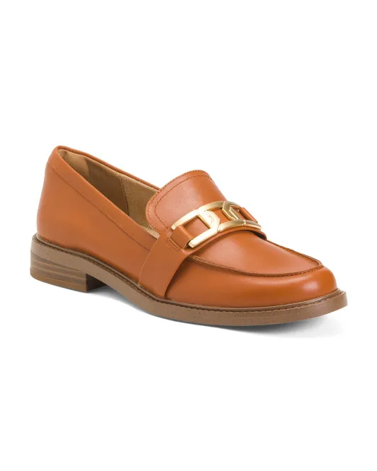 

Кожаные лоферы Harleen Rockport, коричневый