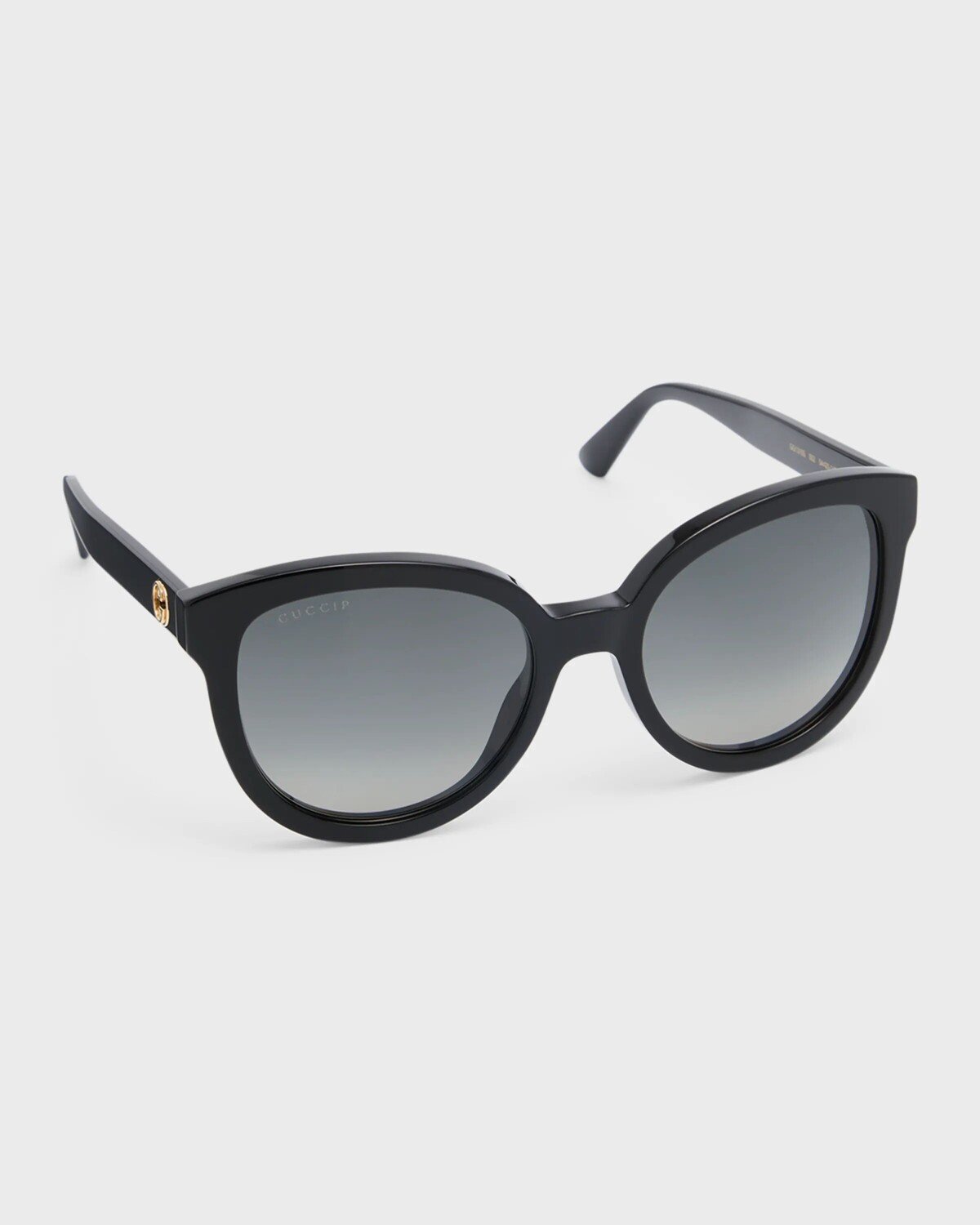 

GG1315S Поляризационные круглые солнцезащитные очки из ацетата Gucci, цвет Black
