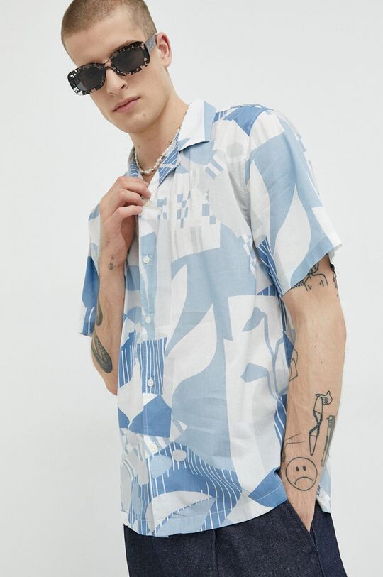 

Рубашка Abercrombie & Fitch, синий