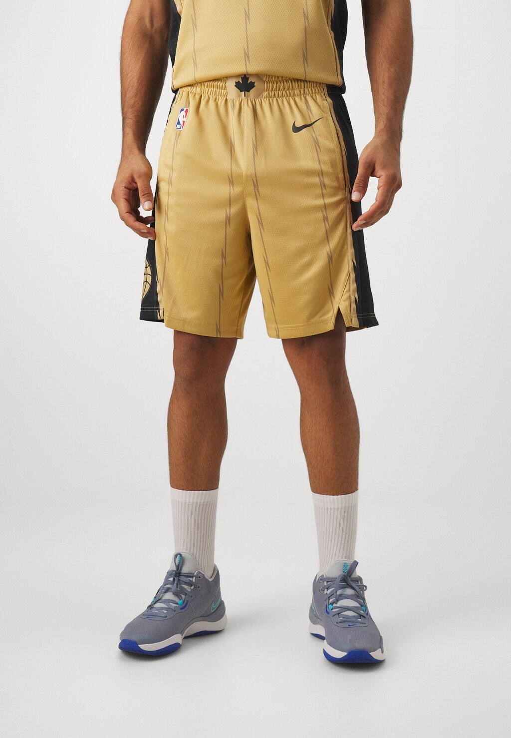 

Спортивные шорты NBA TORONTO RAPTORS Nike, клубный золотой/черный