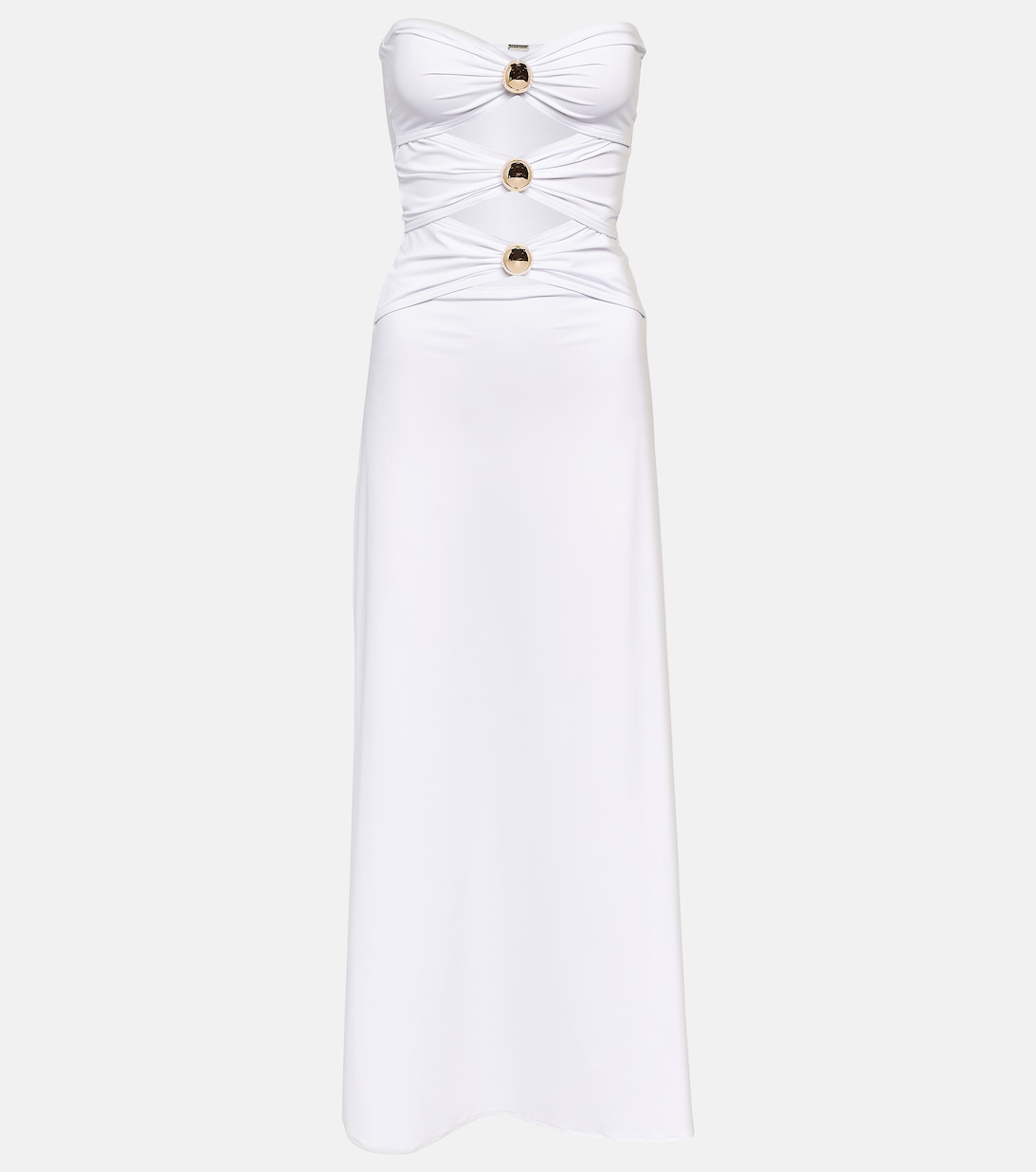 Платье макси Jennifer с открытыми плечами DODO BAR OR, белый