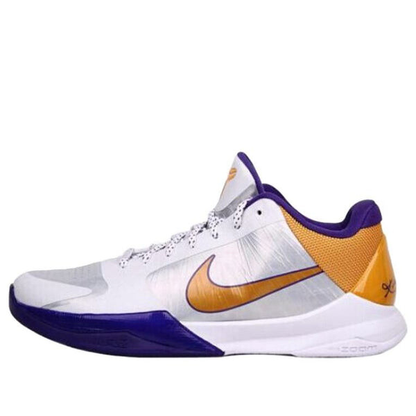 

Кроссовки zoom kobe 5 золотые Nike, белый