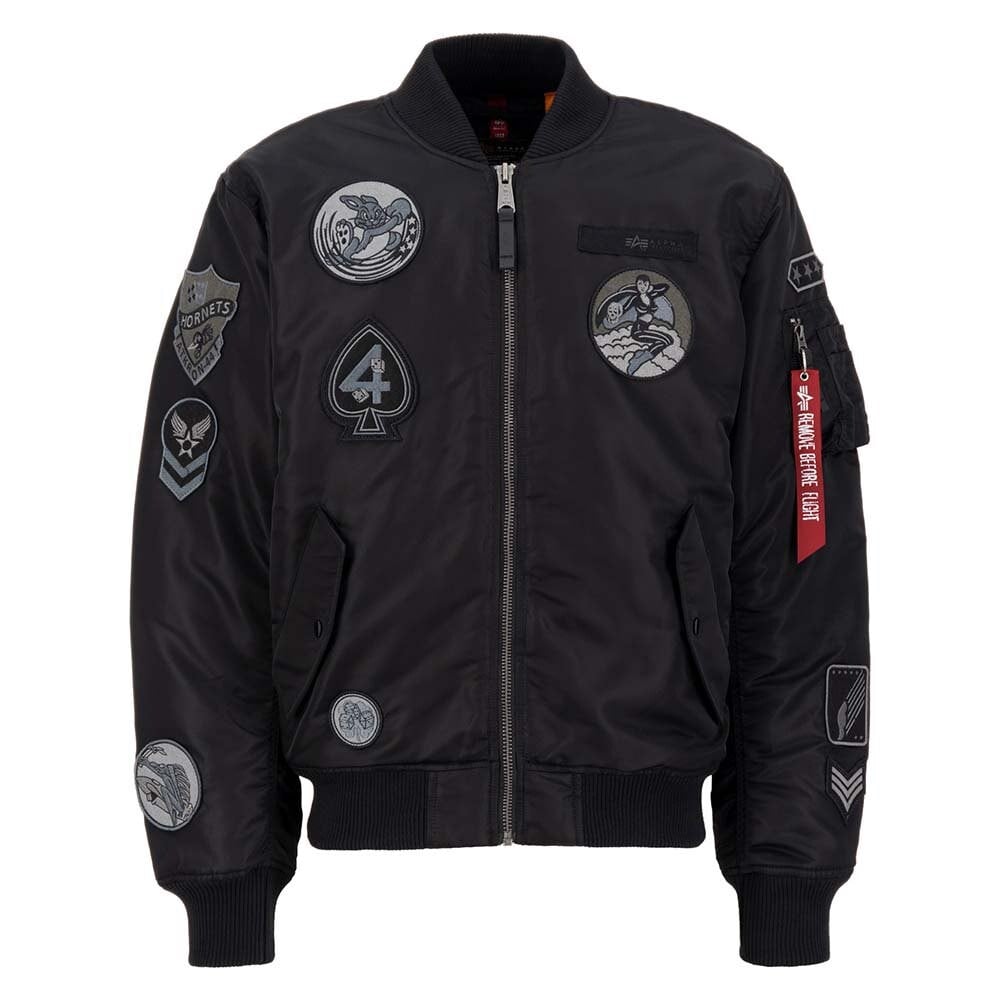 

Куртка Alpha Industries MA-1 Patch, черный