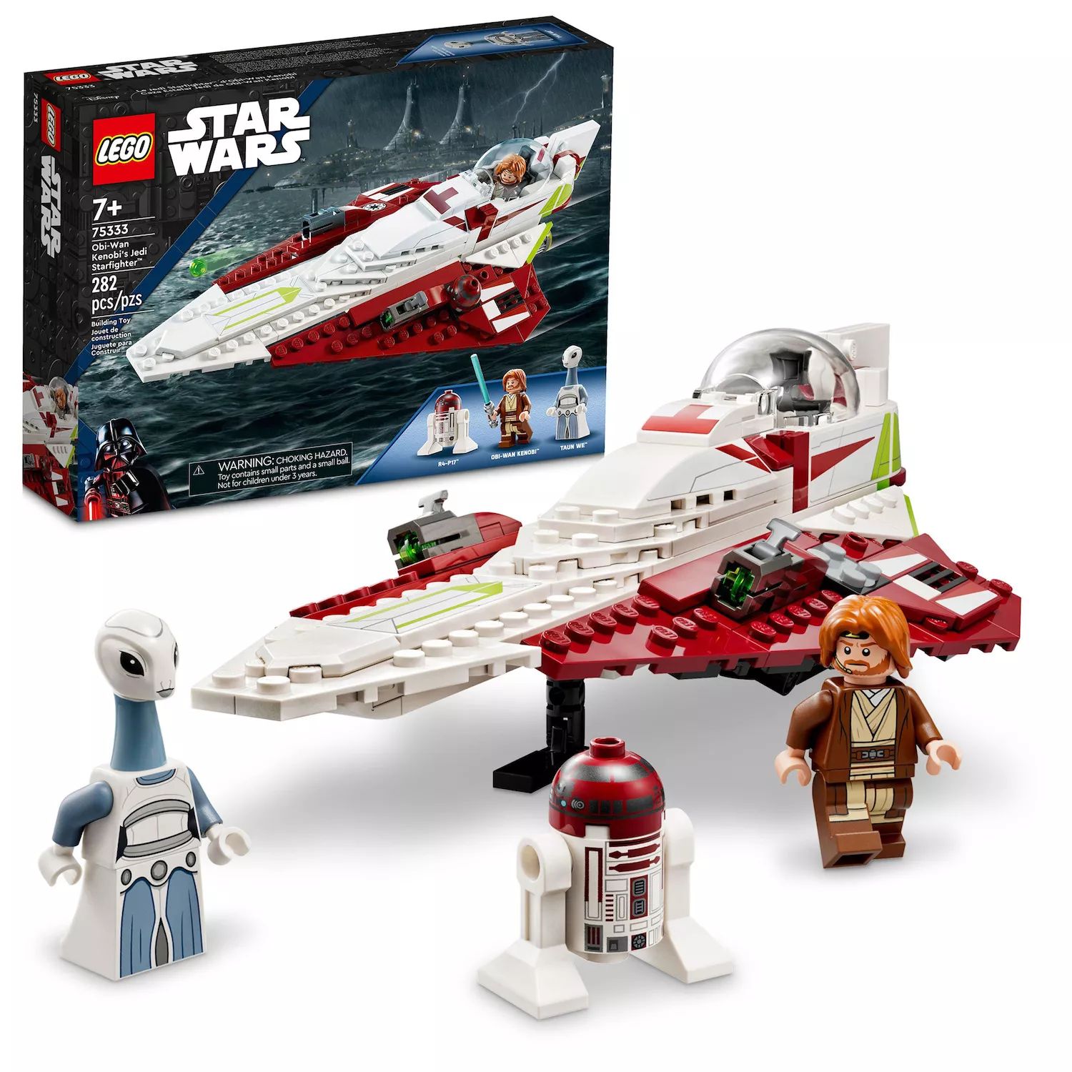 LEGO Star Wars «Звёздный истребитель джедая Оби-Вана Кеноби» 75333 (282  детали) LEGO – заказать по выгодной цене из-за рубежа в «CDEK.Shopping»