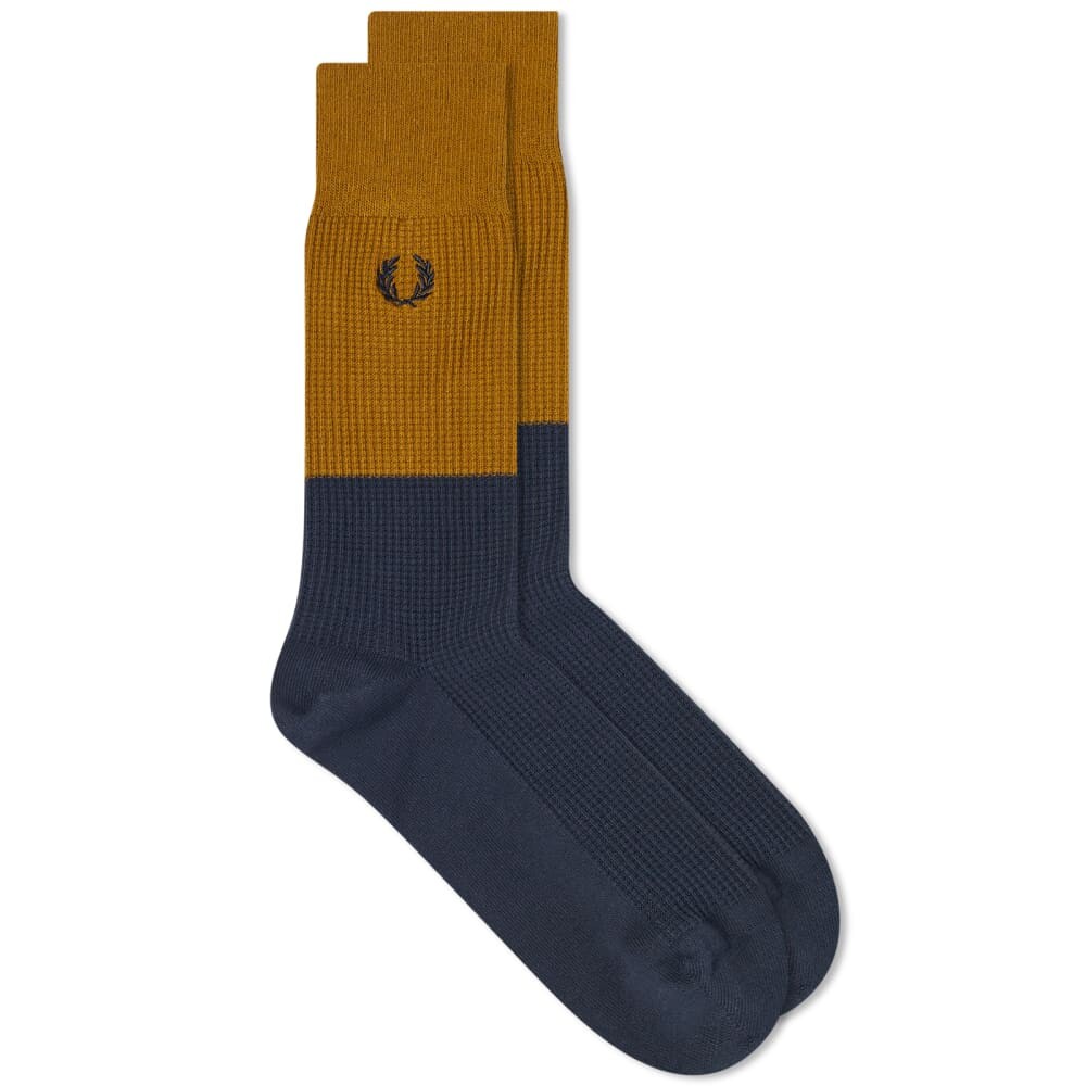 

Носки вафельной вязки Fred Perry