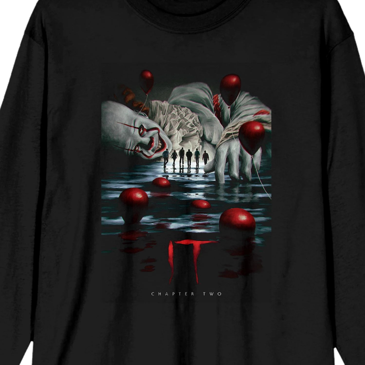 Мужская футболка It Chapter 2 Pennywise Licensed Character movie it chapter two pennywise cosplay 3d joker print clown hoodies unisex polluver hooded sweatshirts tops coats costume