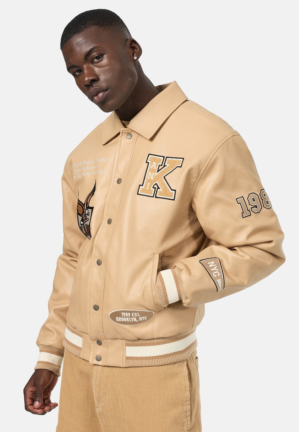 

Куртка из искусственной кожи Karl Kani