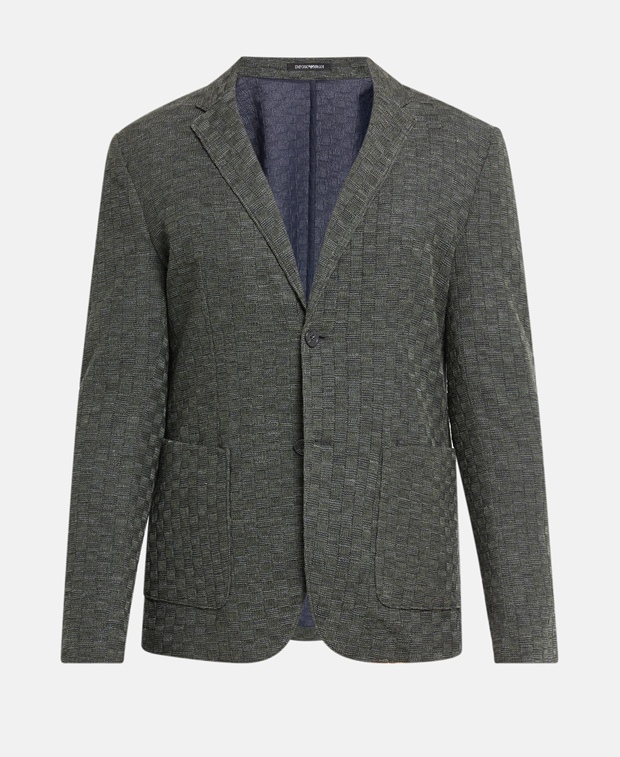 Шерстяной пиджак , серый Armani Exchange