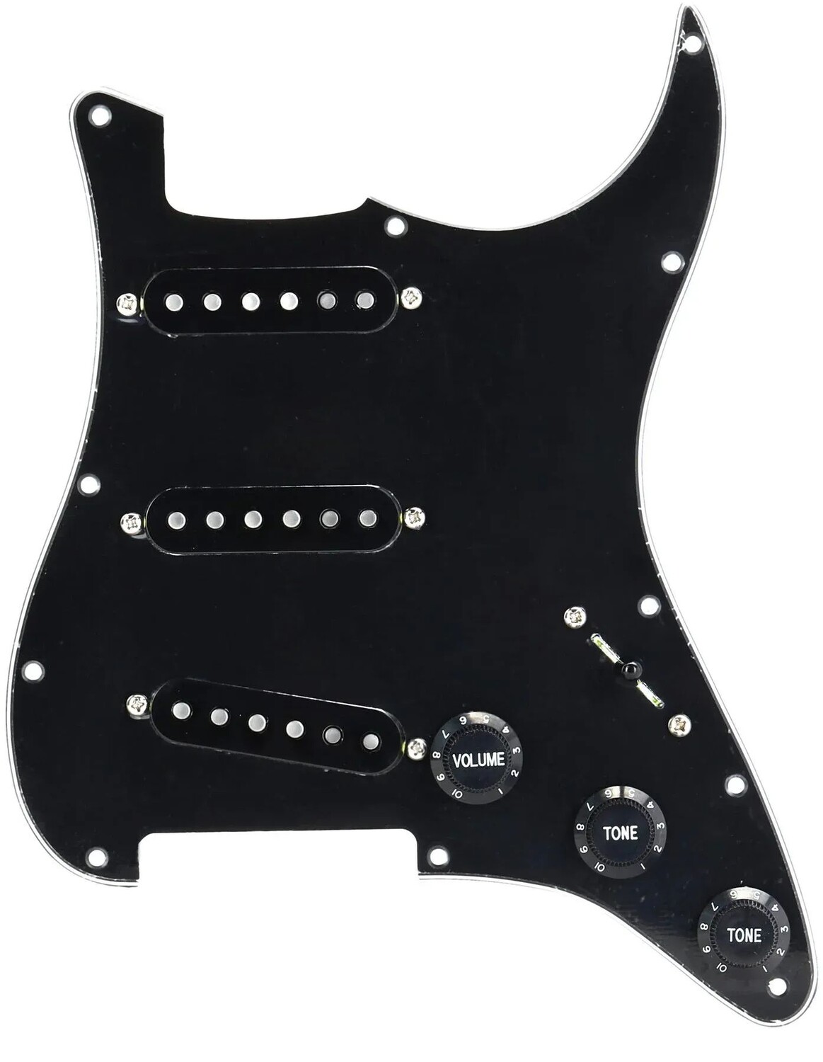

Mojotone '67 Quiet Coil с накладкой Hot Bridge Strat - черный