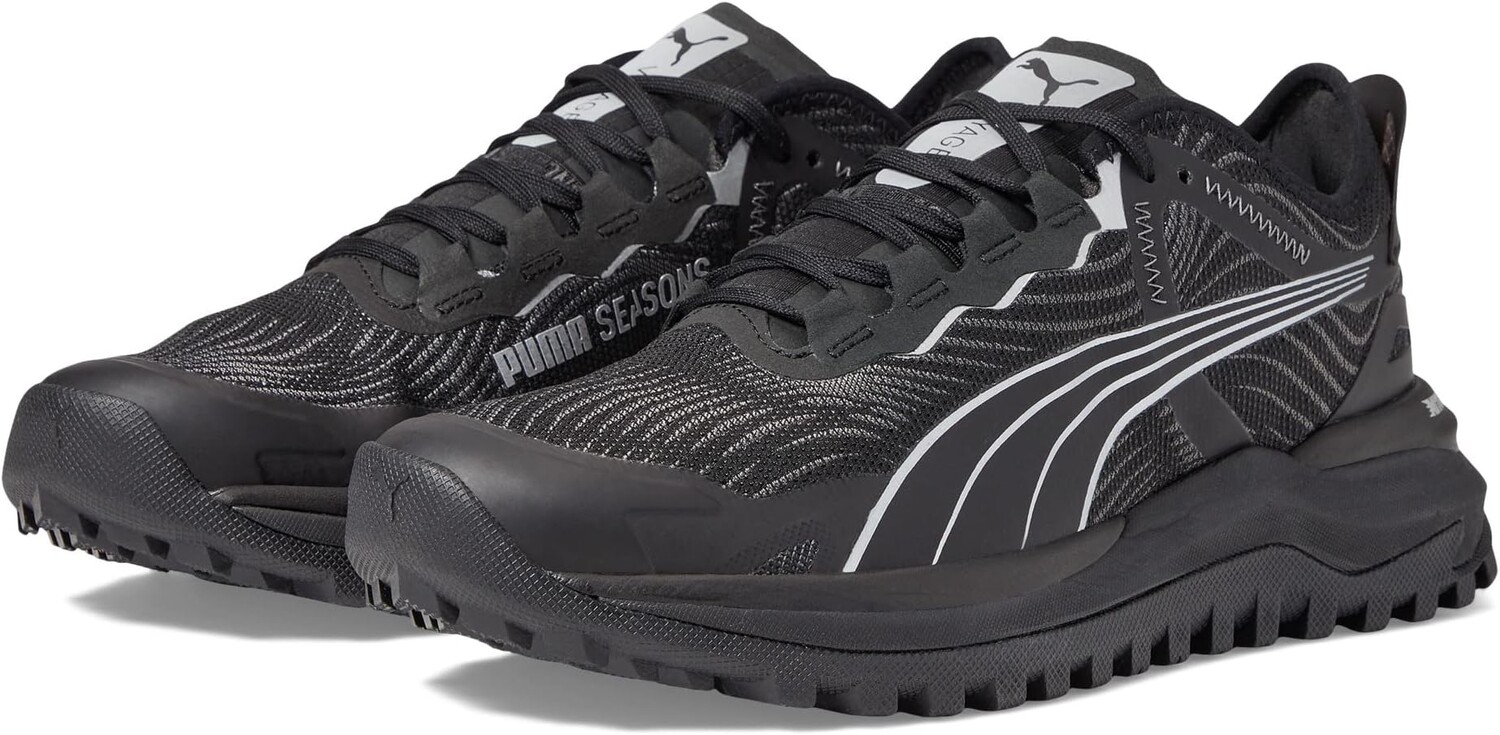 

Кроссовки Voyage Nitro 2 PUMA, цвет Puma Black/Metallic Silver