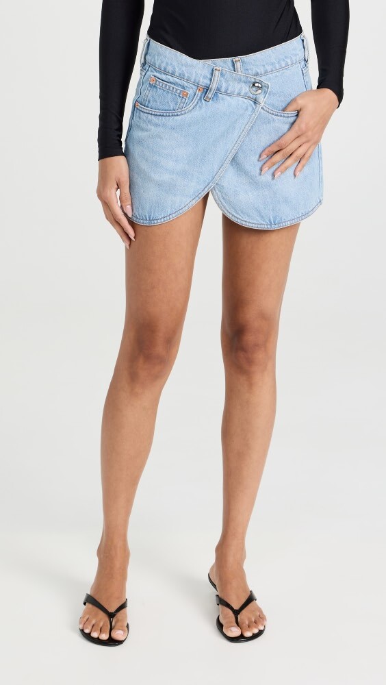 

Юбка Coperni Denim Mini, синий