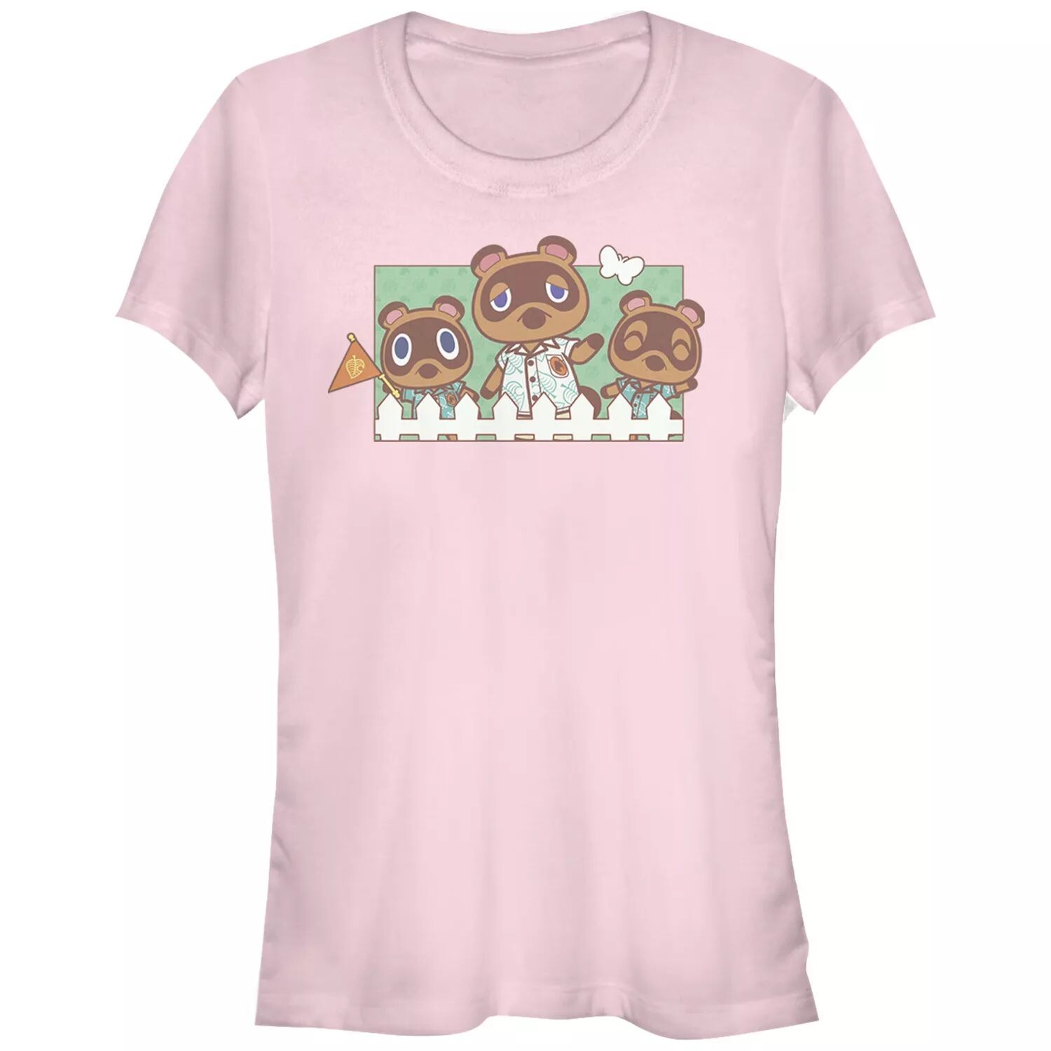 

Облегающая футболка для юниоров Animal Crossing New Horizons Nook Family Portrait Licensed Character