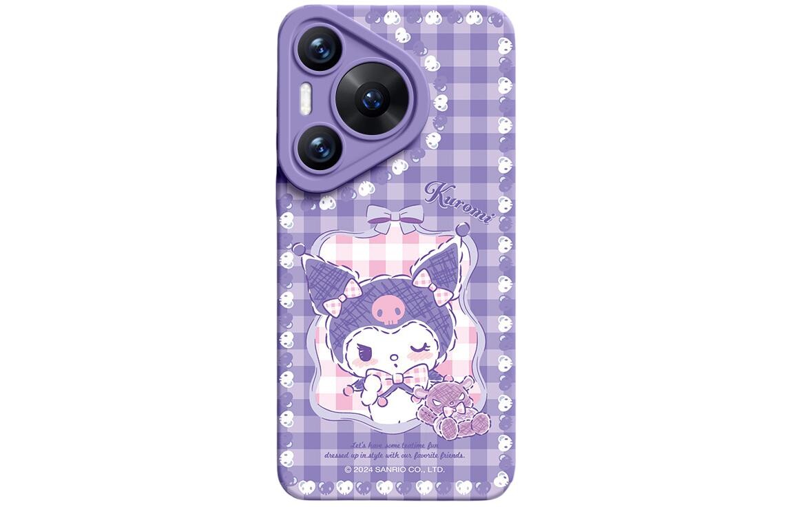 

Чехол для телефона Sanrio, Camellia red checkered wishing bottle Hello Kitty