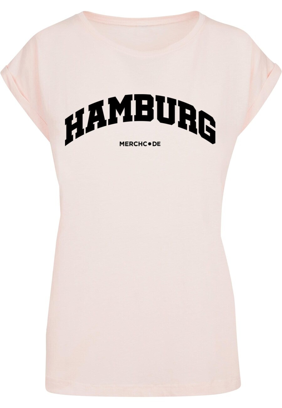 

Футболка Merchcode HAMBURG, светло-розовый