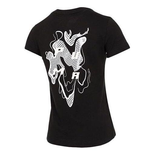 

Футболка (WMNS) PUMA Logo Printing Round-neck Black, черный