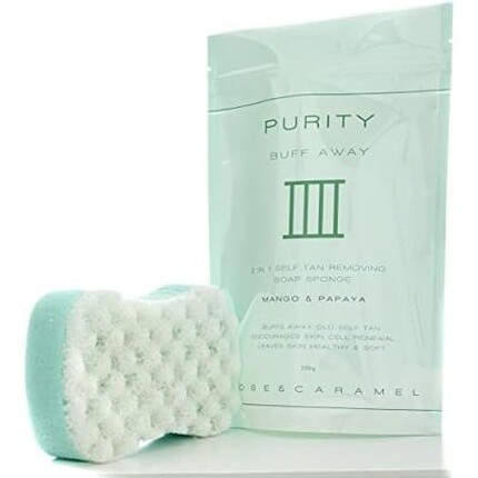 

Мыло-губка для стирания загара Rose & Caramel Purity Buff Away 200г