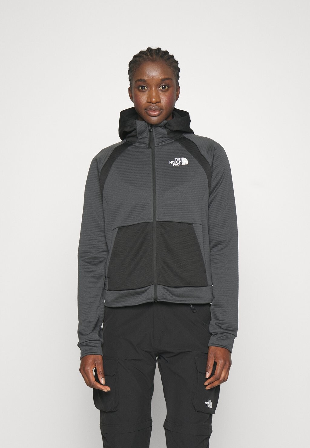 

Флисовая куртка The North Face FULL ZIP, цвет asphalt grey/black
