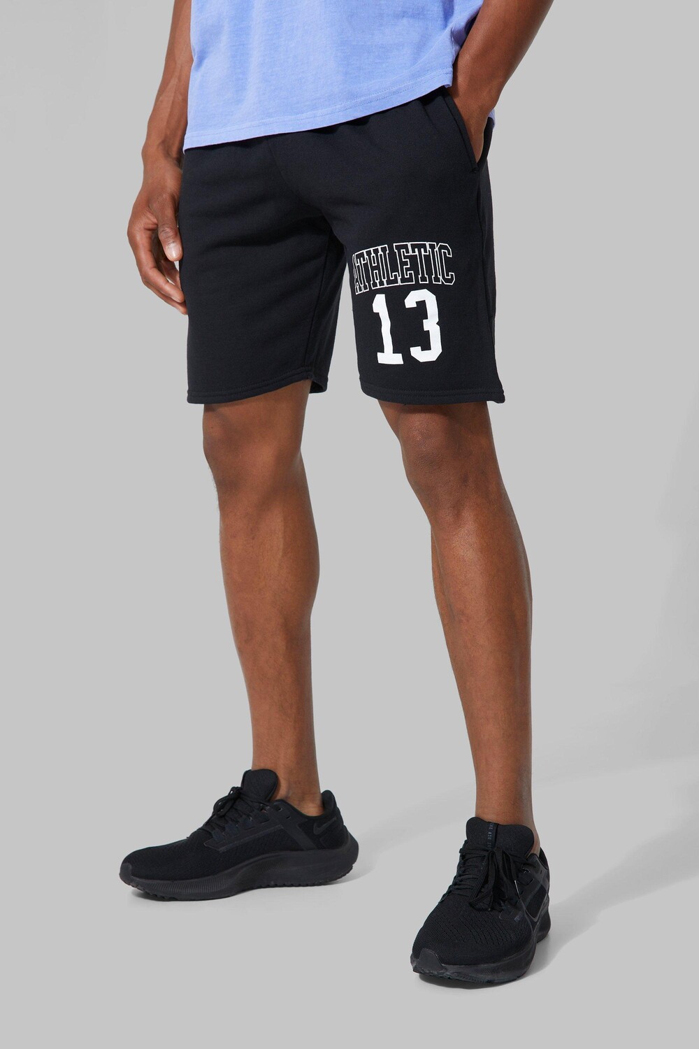 

Шорты из джерси man active athletic 13 Boohoo, черный