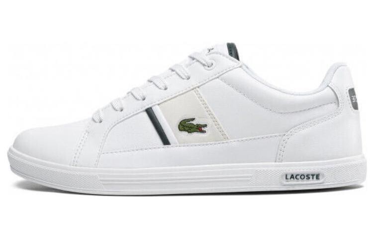 

Кроссовки LACOSTE Skateboarding Shoes Men Low-top White, белый